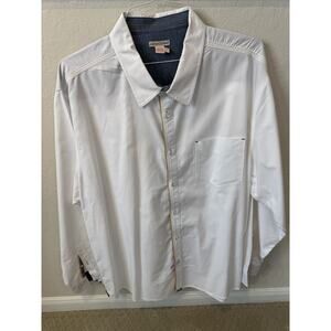 Carbon2Colbalt white XL dress shirt  100%‎ Cotton